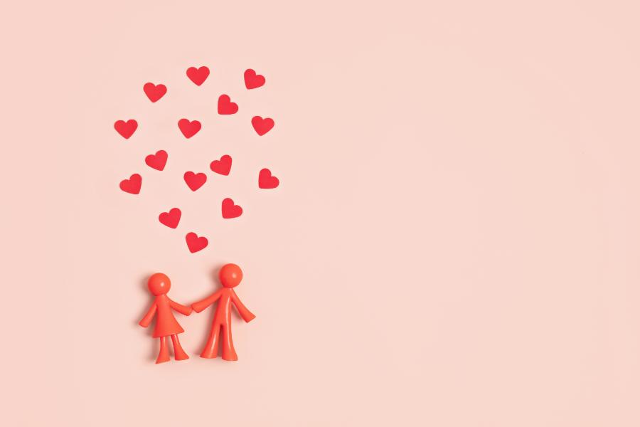 Couple and relationship wellness concept